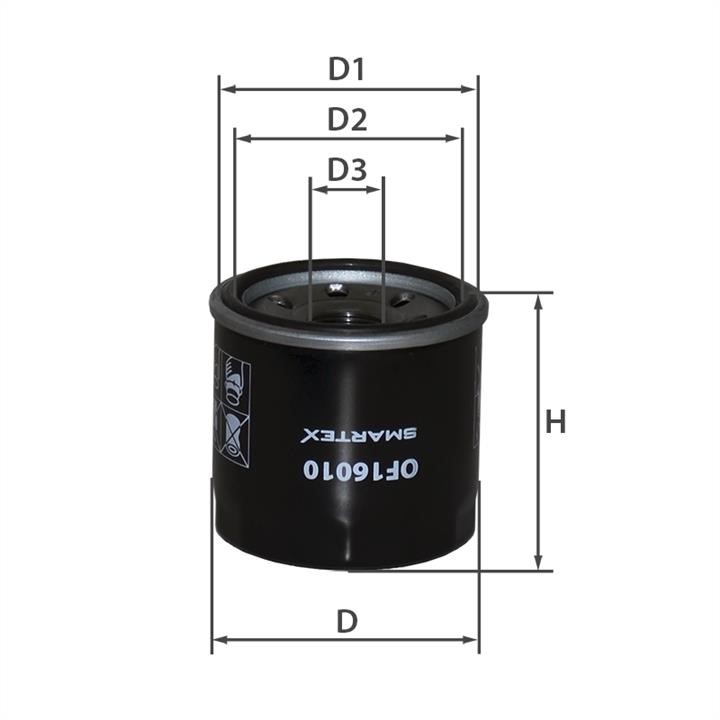 Smartex OF16010 Oil Filter OF16010