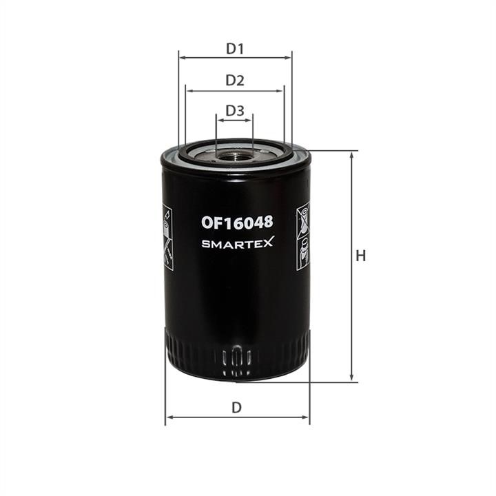 Smartex OF16048 Oil Filter OF16048