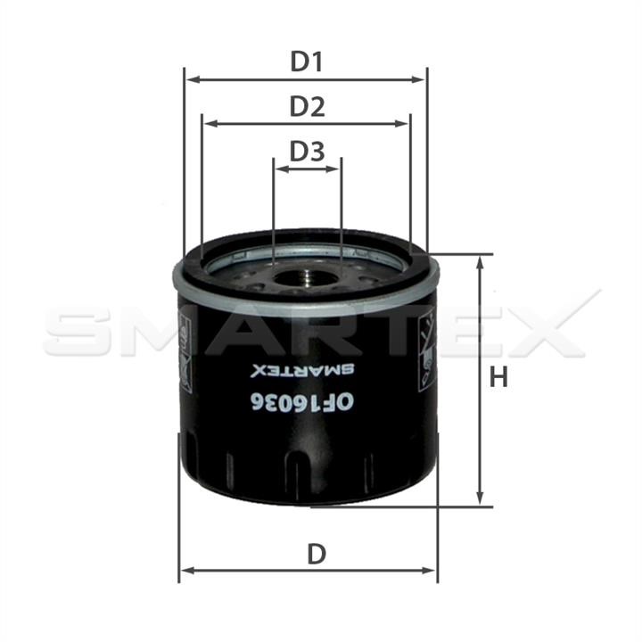 Smartex OF16036 Oil Filter OF16036