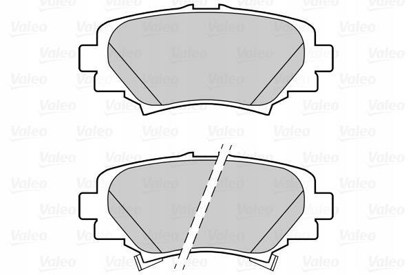 Valeo 302288 Rear disc brake pads, set 302288