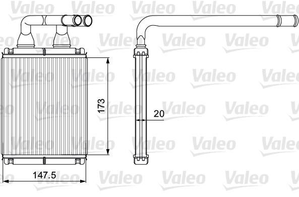Valeo 811540 Heat exchanger, interior heating 811540