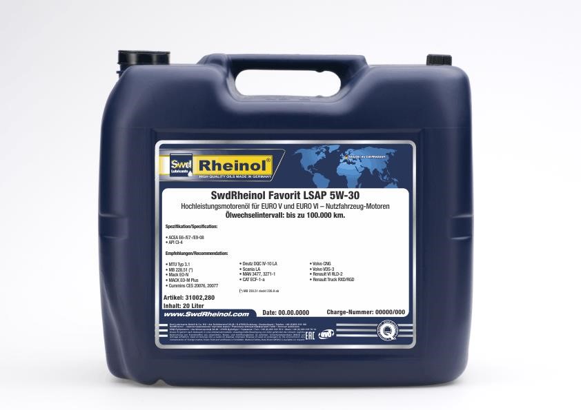 SWD Rheinol 31006.280 Engine oil SWD Rheinol Favorit LSAP Plus 5W-30, 20 l 31006280