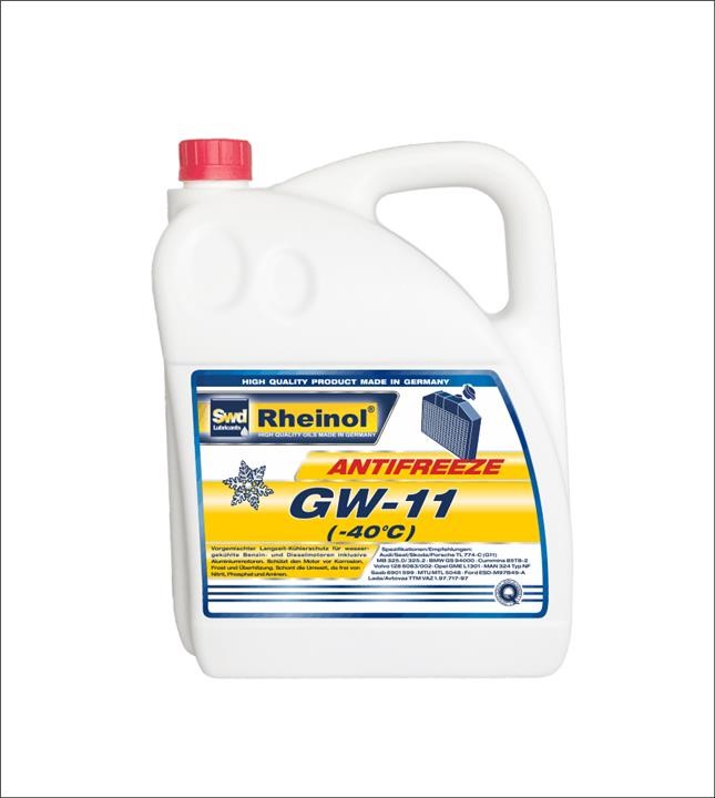SWD Rheinol 39120.580 Cooling fluid SWD Rheinol Antifreeze GW11 (-40°C), 5 L 39120580