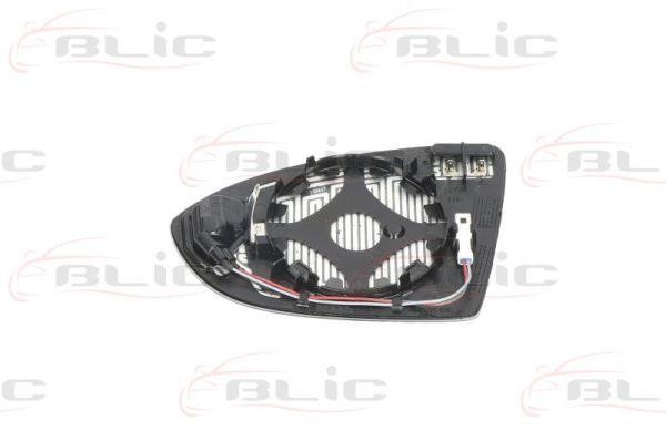 Wing mirror glass Heated Blic 6102-01-2002622P