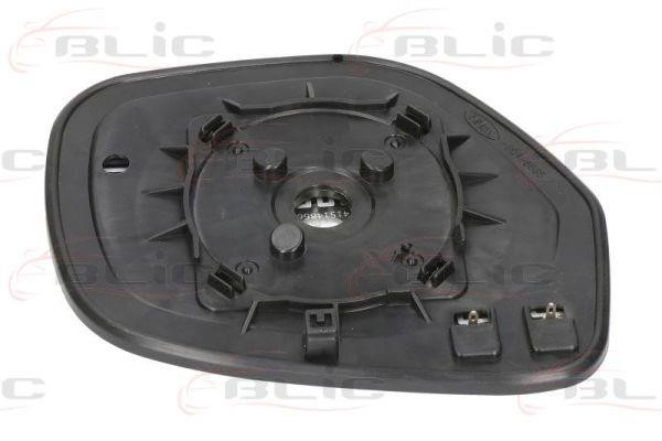 Wing mirror glass Heated Blic 6102-21-2001095P