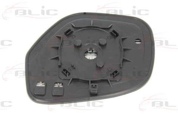 Wing mirror glass Heated Blic 6102-21-2001096P