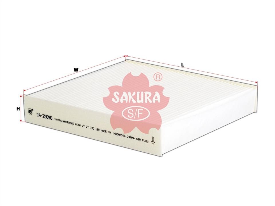 Sakura CA-25090 Filter, interior air CA25090