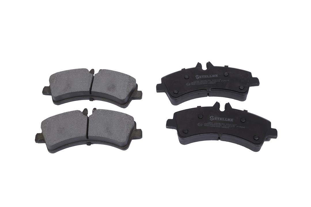 Disc brake pad set Mercedes Sprinter: 1258000BSX Stellox Brake pad set