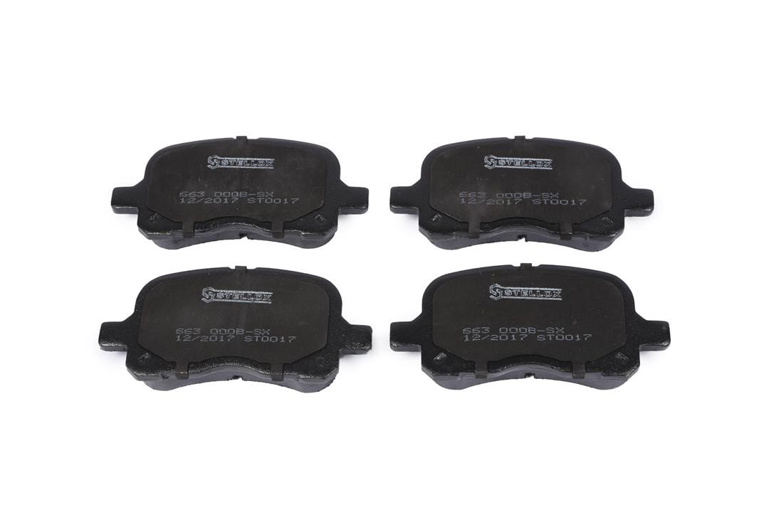 Brake pad Audi 90: 663000BSX Stellox Brake pad set