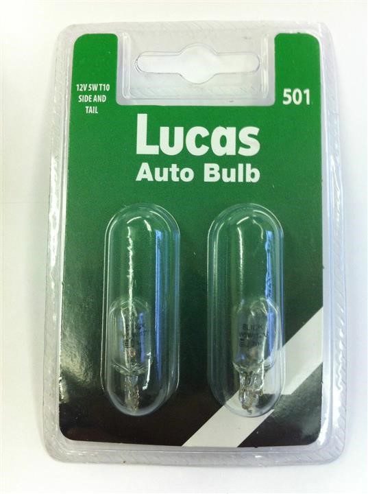 Lucas Electrical LLB501PX2 Glow bulb W5W 12V 5W LLB501PX2