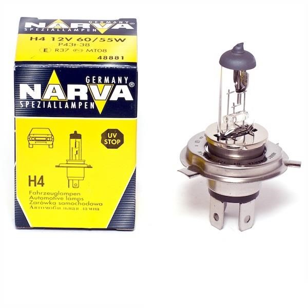 Narva 48881C1 Halogen lamp 12V H4 60/55W 48881C1