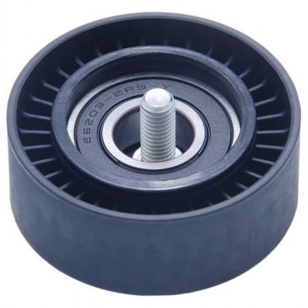V-ribbed belt tensioner (drive) roller Febest 0287-J10E