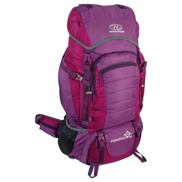 Highlander 926365 Tourist backpack Expedition 60w Purple 926365