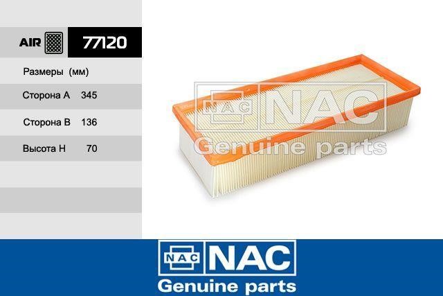 Nac 77120 Air filter 77120
