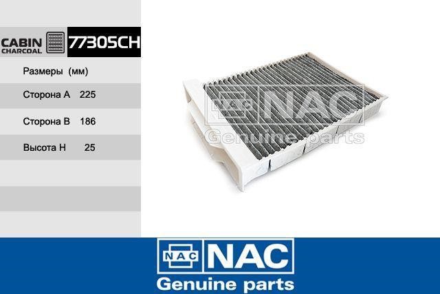 Nac 77305-CH Filter, interior air 77305CH