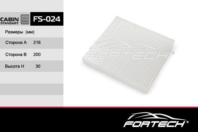 Fortech FS-024 Filter, interior air FS024