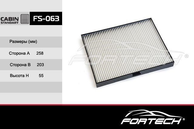 Fortech FS-063 Filter, interior air FS063