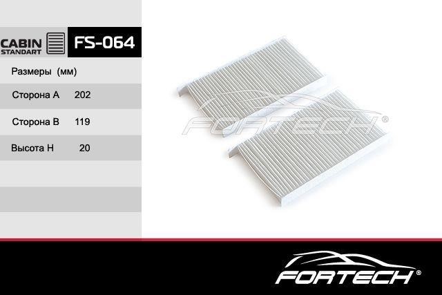 Fortech FS-064 Filter, interior air FS064