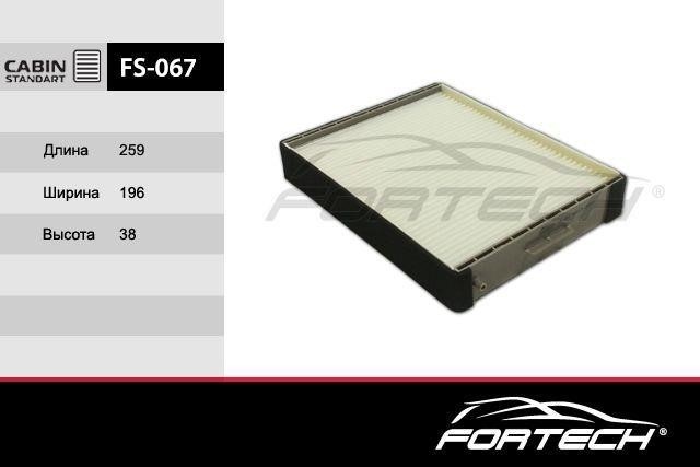 Fortech FS-067 Filter, interior air FS067