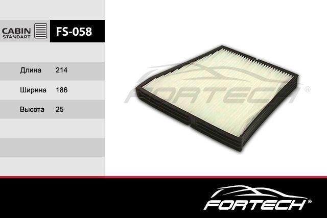 Fortech FS-058 Filter, interior air FS058