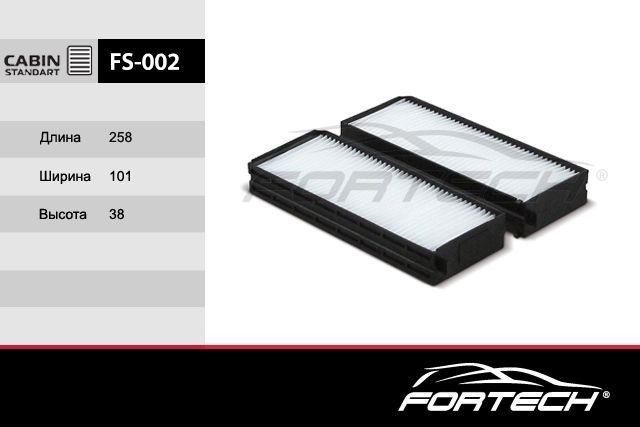 Fortech FS-002 Filter, interior air FS002