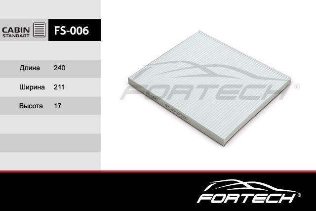 Fortech FS-006 Filter, interior air FS006
