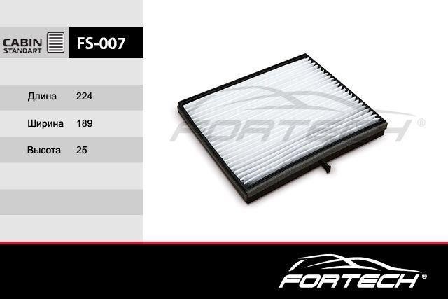 Fortech FS-007 Filter, interior air FS007