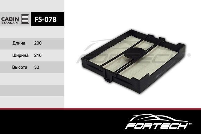 Fortech FS-078 Filter, interior air FS078
