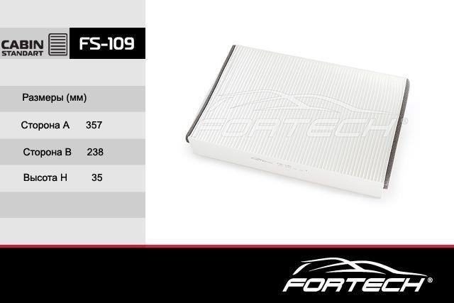 Fortech FS-109 Filter, interior air FS109