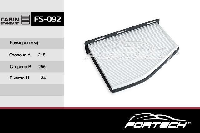 Fortech FS-092 Filter, interior air FS092