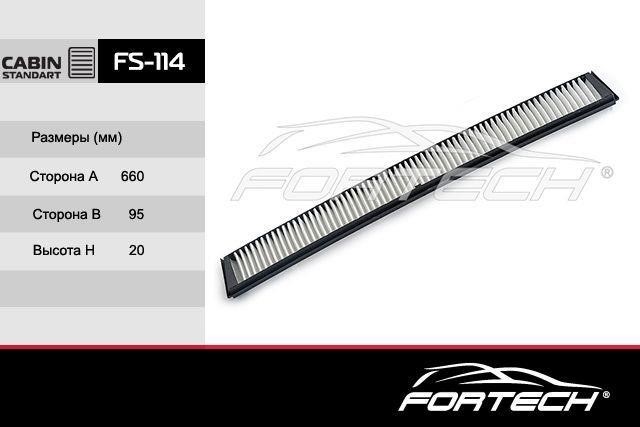 Fortech FS-114 Filter, interior air FS114