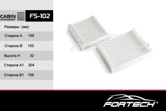 Fortech FS-102 Filter, interior air FS102
