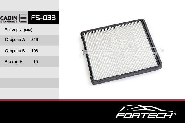 Fortech FS-033 Filter, interior air FS033