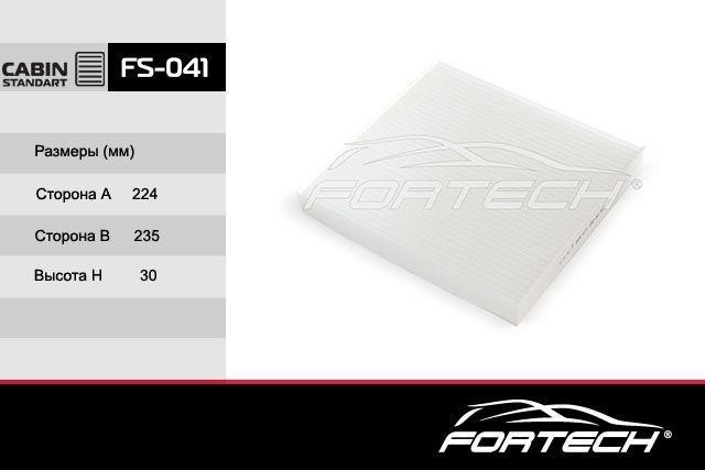 Fortech FS-041 Filter, interior air FS041