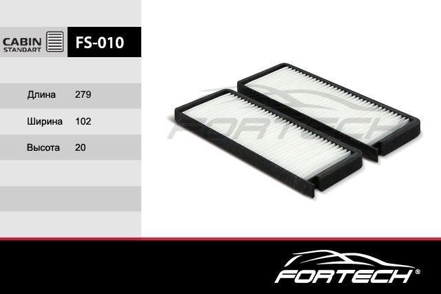 Fortech FS-010 Filter, interior air FS010