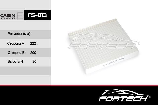 Fortech FS-013 Filter, interior air FS013