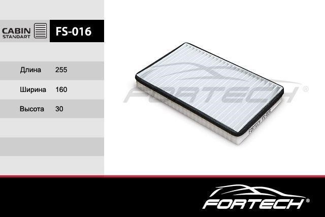 Fortech FS-016 Filter, interior air FS016