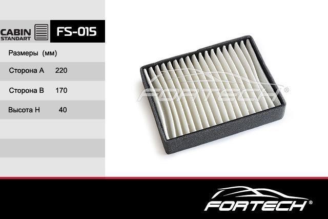 Fortech FS-015 Filter, interior air FS015