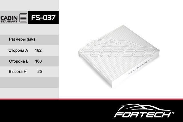 Fortech FS-037 Filter, interior air FS037