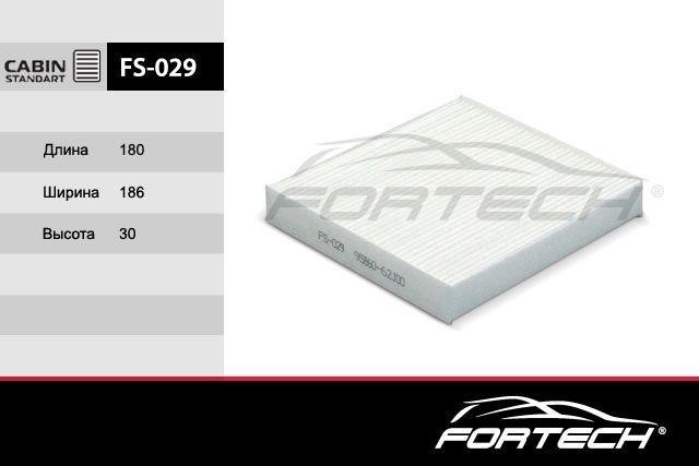 Fortech FS-029 Filter, interior air FS029