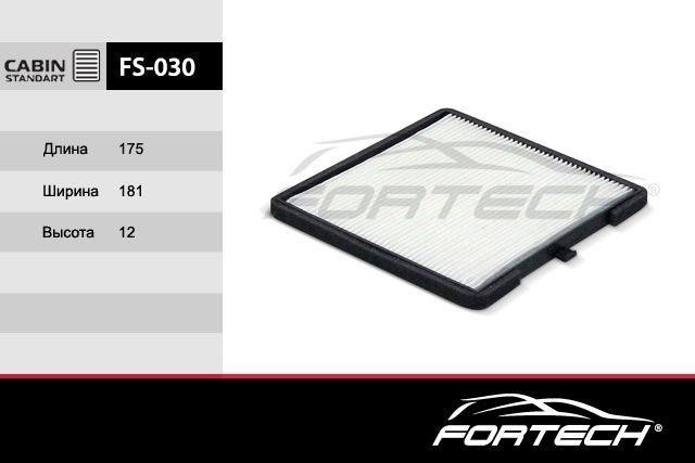 Fortech FS-030 Filter, interior air FS030