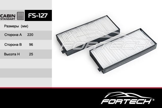 Fortech FS-127 Filter, interior air FS127