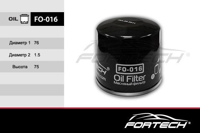 Fortech FO-016 Oil Filter FO016