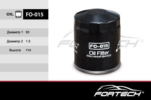 Fortech FO-015 Oil Filter FO015