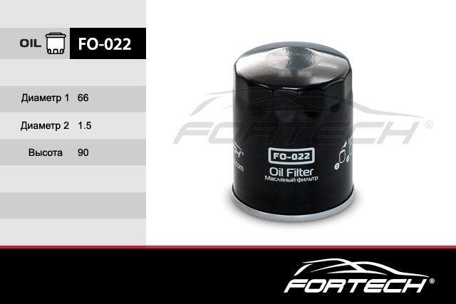 Fortech FO-022 Oil Filter FO022