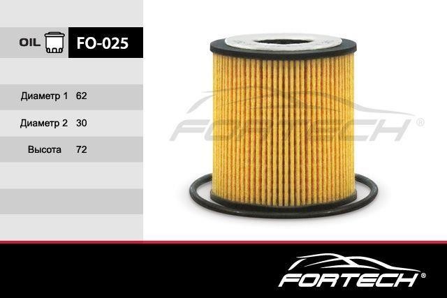 Fortech FO-025 Oil Filter FO025