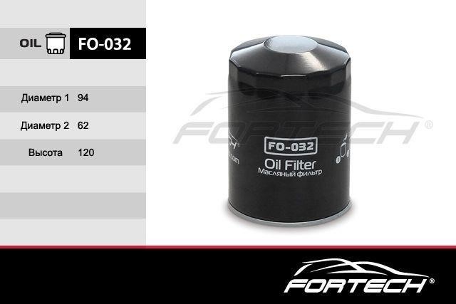 Fortech FO-032 Oil Filter FO032