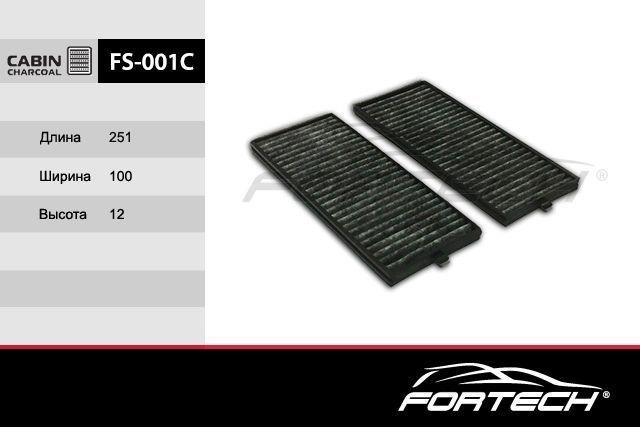 Fortech FS-001C Filter, interior air FS001C