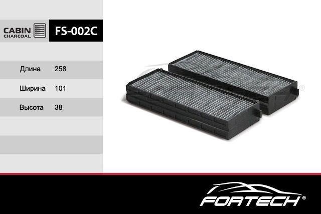 Fortech FS-002C Activated Carbon Cabin Filter FS002C