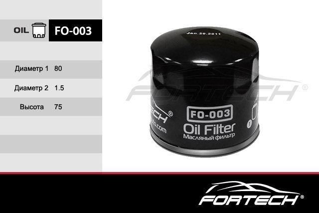 Fortech FO-003 Oil Filter FO003